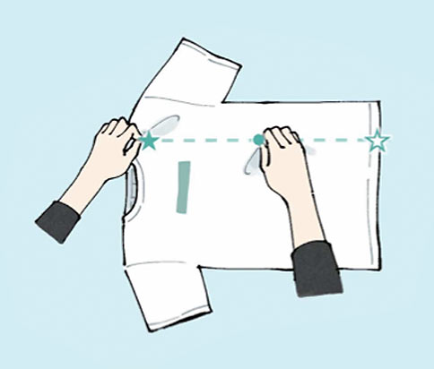 Ｔシャツ きれいなたたみ方