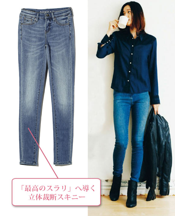 デンハム スキニーデニム