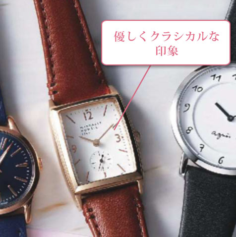 マーガレットハウエル 腕時計2