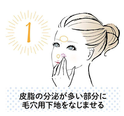 汗で落ちないメイク方法