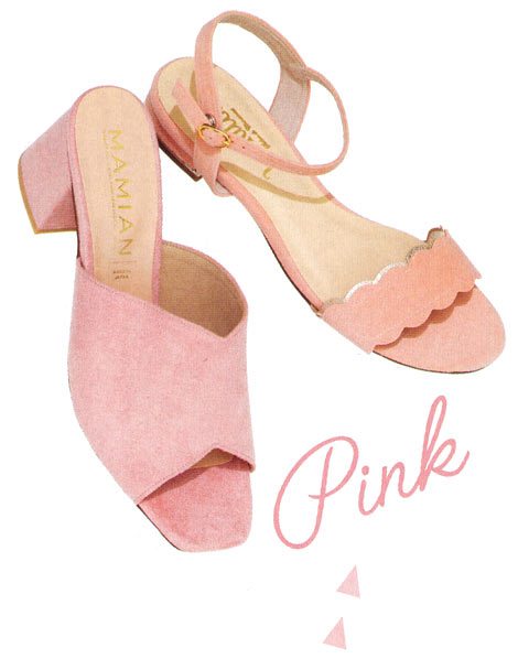 ピンクサンダル