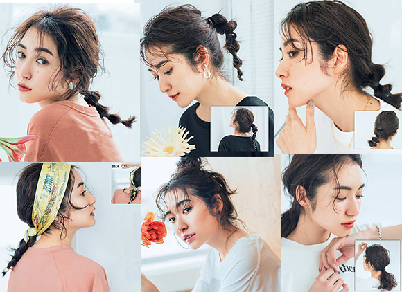 Ｔシャツ ヘアアレンジ