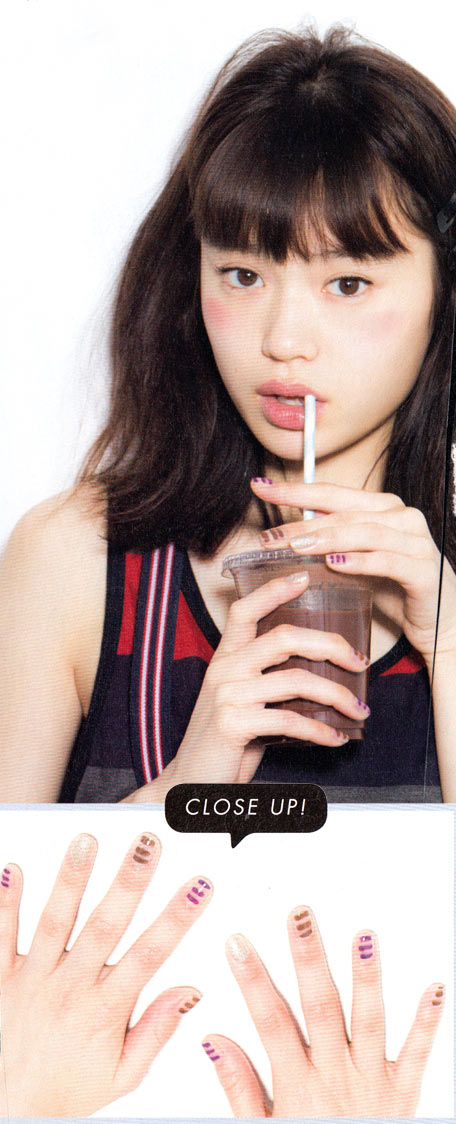 ボーダー セルフネイル