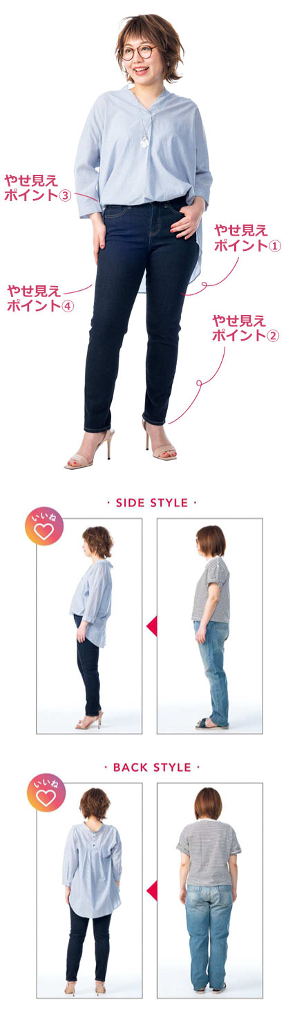 着やせ着こなし